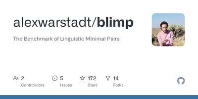 BLiMP benchmark